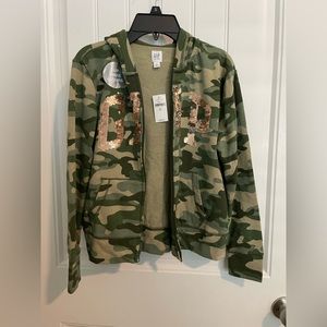 NWT GapKids Zip Up Hoodie Jacket